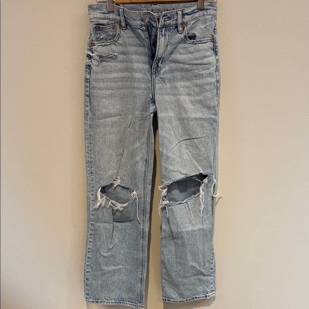 American Eagle Strigid Distressed Light Blue Jeans